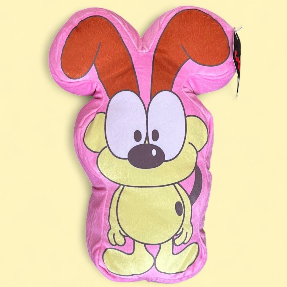 Odie Shaped Dog Plush Pillow Stuffy New With Tags